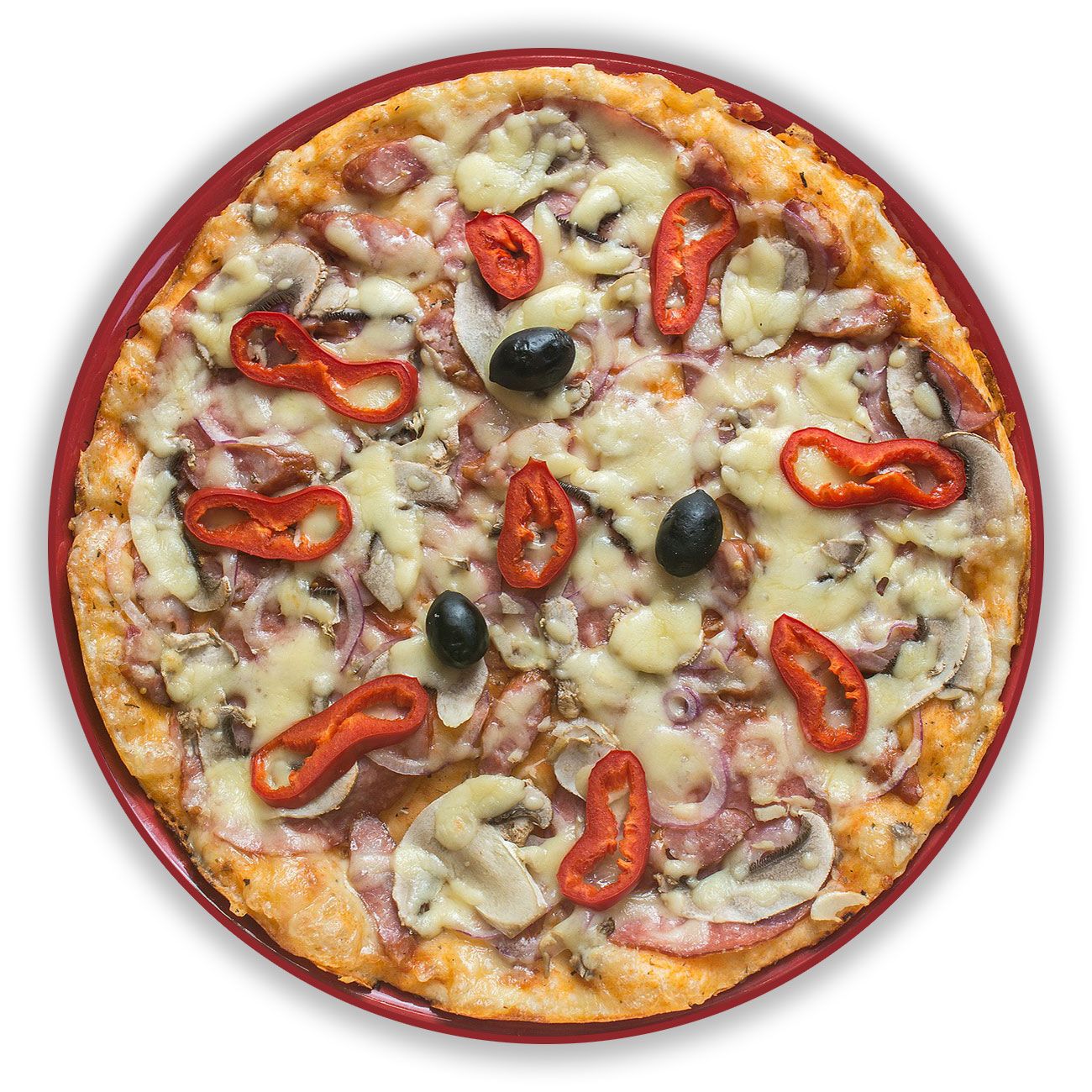 Пицца с изображением животного